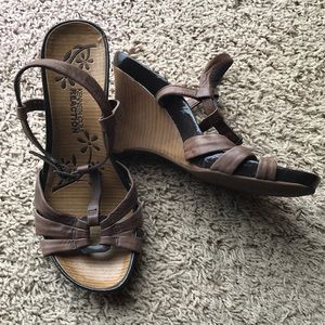 Kennth Cole leather wedge 8.5